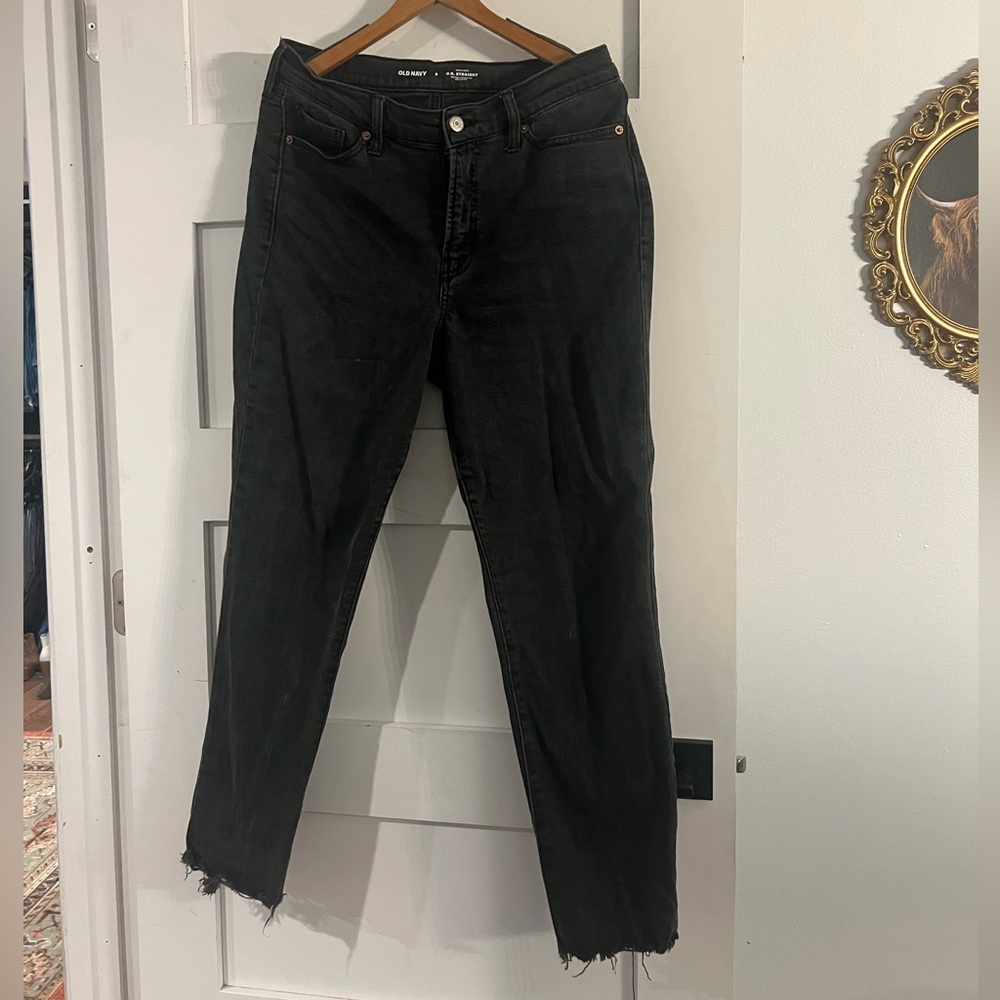 Black Straight Jean